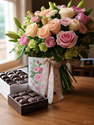 Rose With Chocolate